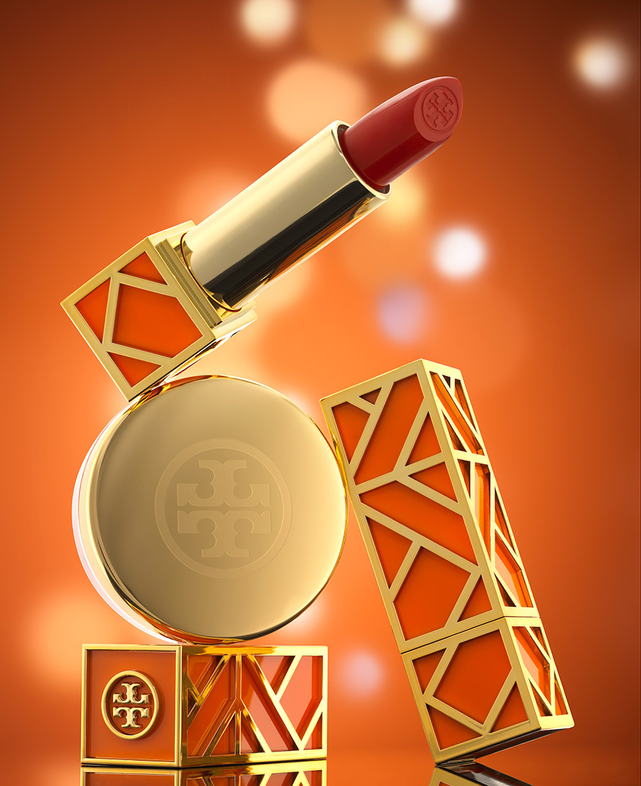 Tory Burch Lipstick photograph by Boston product photographer Scott Goodwin